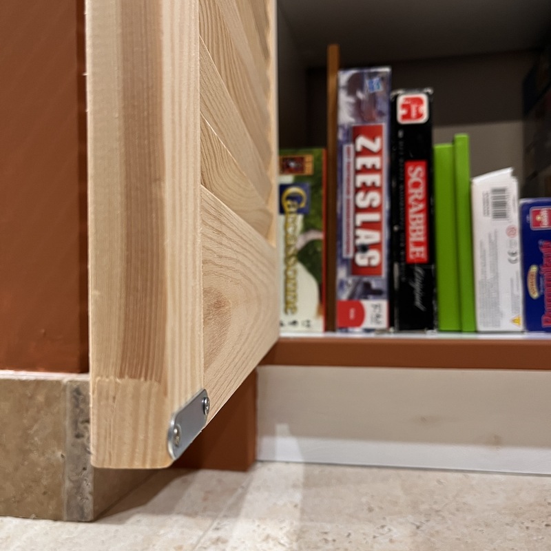 Louvredeuren inbouwkast op maat in Lauraguel Frankrijk